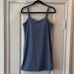 All In Motion Blue Mini Dress l Built-In Shorts l Athletic Tennis Dress l Size L